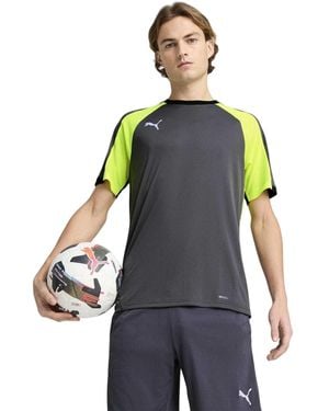 PUMA Individualliga T-Shirt Op Maat /Geel) - Grijs