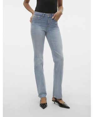 Vero Moda Vmflash Mr Straight Jns Li3102 Ga N - Blauw