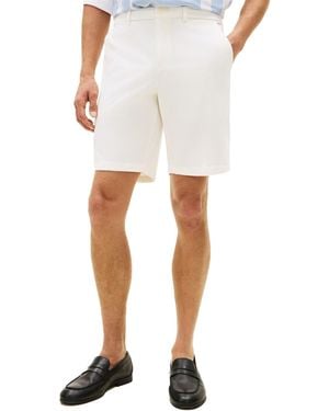 Tommy Hilfiger Witte Chino Shorts Normale Fit