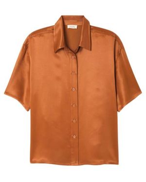 American Vintage Unyl Blouses Uny06Be25 - Oranje