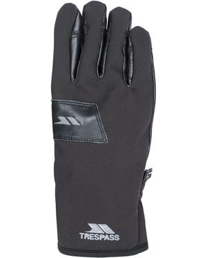 Trespass Leren Atletische Snow Sports Handschoenen - Grijs