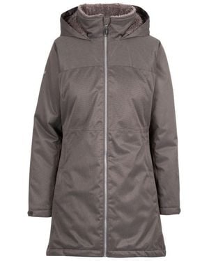 Trespass Ladies Wintry Padded Jacket (Dark Marl) - Grey
