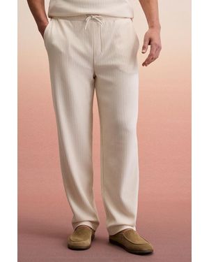 Grimelange Straight Leg Drawstring Joggers - Multicolour