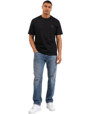 BOSS Tames 10 Monogram Oversized T-Shirt - Zwart