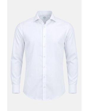 Vercate Strijkvrij Overhemd Twill - Wit