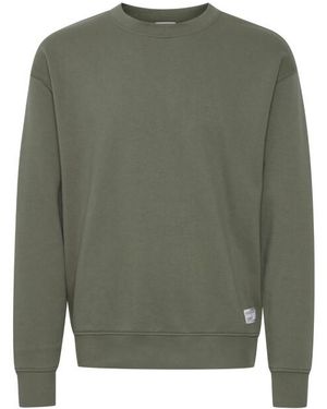 Solid Solid Casual Sweater - Groen