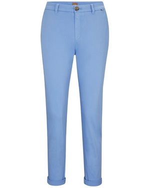 BOSS Slanke Chino's Voor - Blauw