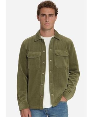 No Excess Overshirt 33510826Sn 053 Army - Groen