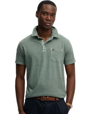 Superdry Polo Slim Fit Met Borstzak 3 Knoops - Groen