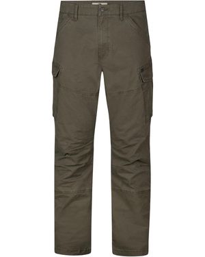 Petrol Industries Plus Size Cargo Broek Met Rechte Pijpen Cooper - Grijs
