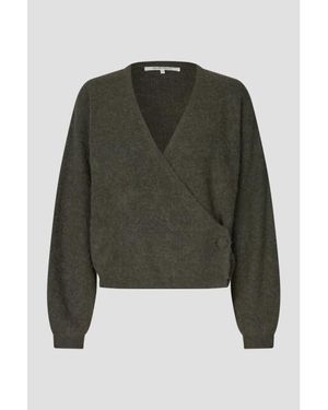 Second Female 60542 Gaby Wrap Knit 8004 - Groen