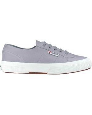 Superga Platte Schoenen Van Nappaleer, Maat 2750 - Blauw