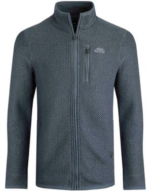 Weird Fish Transom Zip Macaroni Eco Friendly Jacket (Dusty) - Blue
