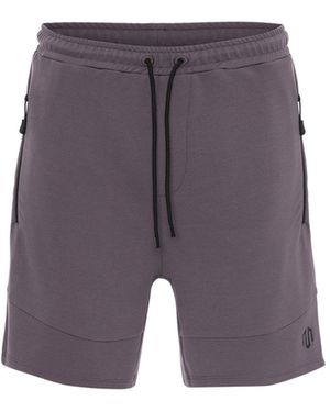 MOROTAI Interlock Shorts - Paars