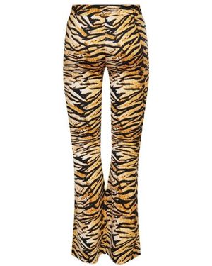 ONLY Onlmoon Flared Pant Jrs Dessin - Metallic