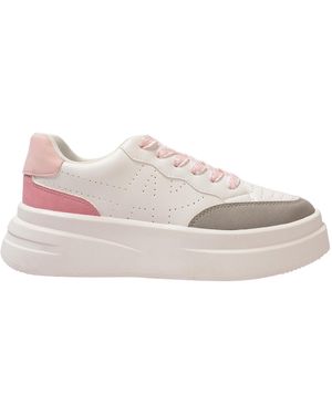 Kappa Ari Casual Platform-Sportschoenen Voor /Grijs/Roze)