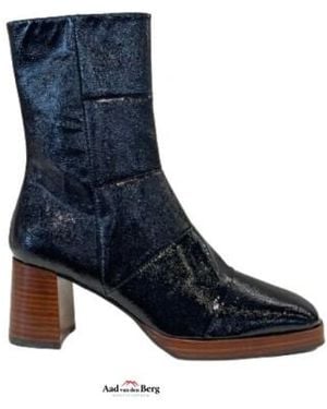 Pertini Damesschoenen Enkellaarsjes - Blauw