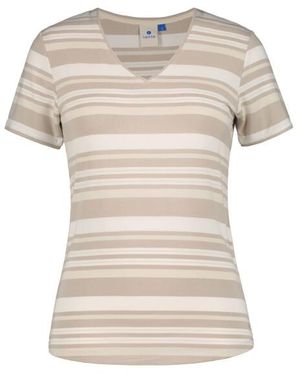 Luhta Kivihaka T-Shirt Korte Mouw - Naturel