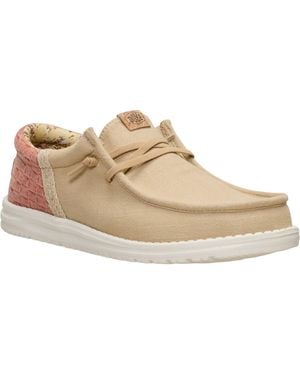 HEYDUDE Wally Funk Textile Incense/Multi Loafers - Natural