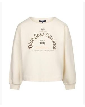 Red Button Sweater Srb5129 Terry Chestprint Ecru - Naturel