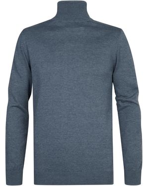 Petrol Industries Fijngebreide Coltrui Vail - Blauw