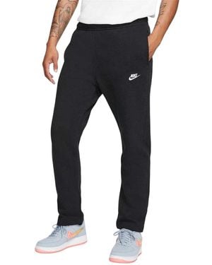 Nike Joggingbroek Voor Met Geborduurd Clublogo - Zwart