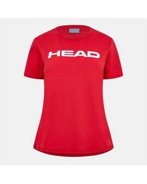 Head Lucy-Jersey T-Shirt Met Ronde Hals En Korte Mouwen Voor Wit) - Rood
