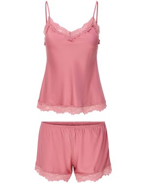 Lingadore Daily Satin Top & Short - Roze