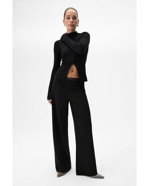 Grimelange Straight-Leg Pull-On Trousers - Blue