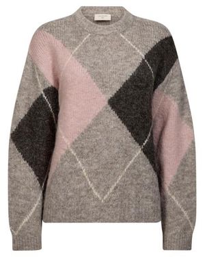 Freequent Fqgrslulu-Pullover Mel - Grijs
