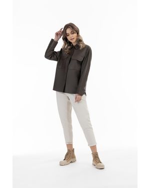 Dreimaster Dames Taupe - Zwart