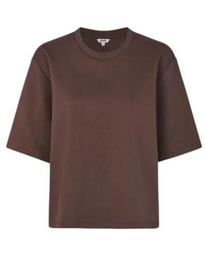 Mbym Emrys-M T-Shirt Java - Bruin