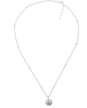 Orphelia 'Vera' 925 Sterling Chain With Pendant - Metallic