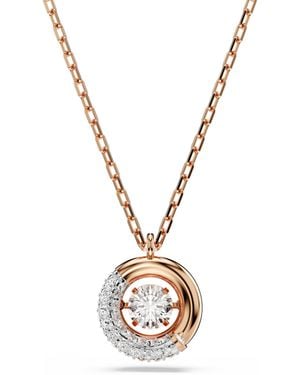 Swarovski 'Dextera' Plated Metal Necklace - Metallic