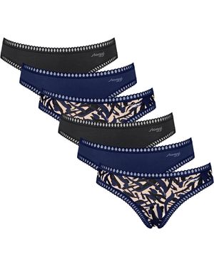 Sloggi Go Crush Mini C6P Slip - Blauw