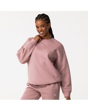 PUMA Oversized Sweatshirt (Mauve) - Roze