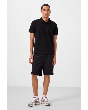 TOMMY LIFE Regular Fit Chino Shorts - Black