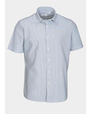 Basefield Casual Hemd Korte Mouw 219018408/652 - Blauw