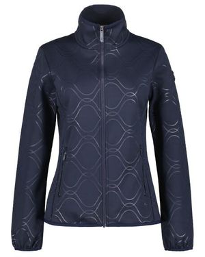 Luhta Antikkala Fleece Sweater Met Rits - Blauw