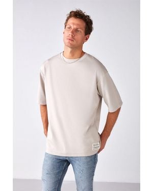 Grimelange Oversized Crew Neck T-Shirt - Multicolour