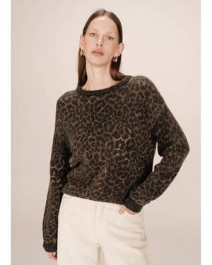 Grace & Mila Santigold Trui Leopard - Bruin