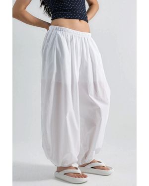 Busem Elastic Waist Balloon Trousers - White