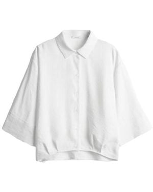 Opus Blouse Lange Mouw 10598713329106 - Wit