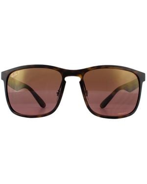 Ray-Ban Zonnebril Rb4264 894/6B Mat Havana Polarized Mirror Chromance - Bruin