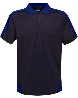 Regatta Herencontrast Coolweave Polo Shirt (Marine/Nieuw Koninklijk) - Blauw