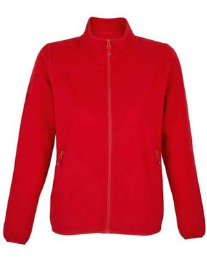 Sol's Vrouwen/ Factor Fleecejack Met Rits - Rood