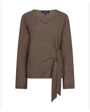 Red Button Sweet Knot - Bruin