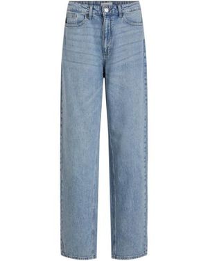 Vila 4241380-L32 Vikelly Jaf Hw Straight Jeans-Noos L32 - Blauw