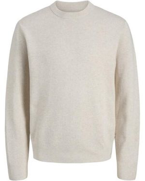 Jack & Jones Jprblamilano Stitch Knit Crew Neck Sn Dessin - Grijs