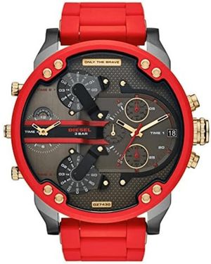 DIESEL Dz7430 Mr. Daddy 2.0 Chronograaf Herenhorloge - Rood